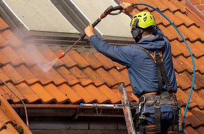 Démoussage et hydrofuge de toiture à Margencel
